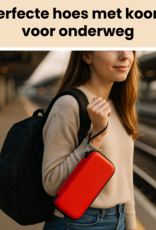 Nomfy Nomfy Nintendo Switch 2 Hoesje Met Screenprotector - Rood