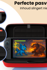 Nomfy Nomfy Nintendo Switch 2 Hoesje Met Screenprotector - Rood