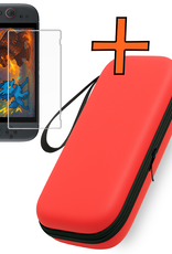 Nomfy Nomfy Nintendo Switch 2 Hoesje Met Screenprotector - Rood