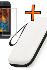 Nomfy Nomfy Nintendo Switch 2 Hoesje Met Screenprotector - Wit