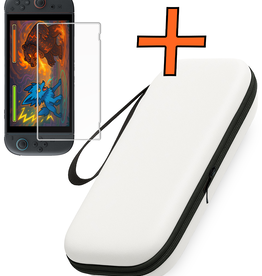 Nomfy Nomfy Nintendo Switch 2 Hoesje Met Screenprotector - Wit