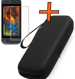 Nomfy Nomfy Nintendo Switch 2 Hoesje Met Screenprotector - Zwart