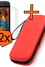 Nomfy Nomfy Nintendo Switch 2 Hoesje Met Screenprotector - Rood