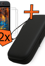 Nomfy Nomfy Nintendo Switch 2 Hoesje Met Screenprotector - Zwart