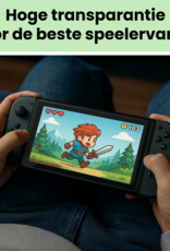 BASEY. BASEY. Nintendo Switch 2 Hoesje Handvat Met Screenprotector - Blauw