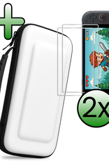 BASEY. BASEY. Nintendo Switch 2 Hoesje Handvat Met Screenprotector - Wit