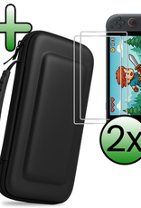 BASEY. BASEY. Nintendo Switch 2 Hoesje Handvat Met Screenprotector - Zwart