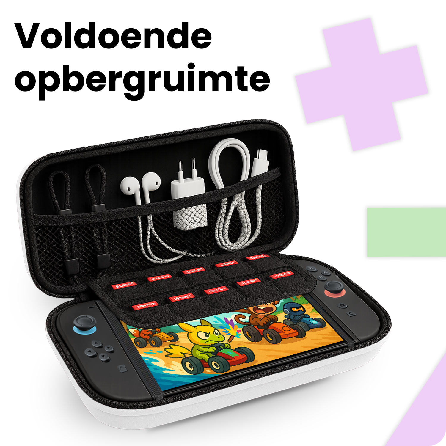 NoXx NoXx Hoesje voor Nintendo Switch 2 - Wit