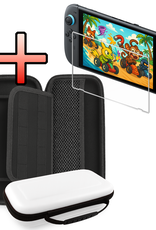 NoXx NoXx Nintendo Switch 2 Hoesje Handvat Met Screenprotector - Wit