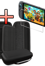 NoXx NoXx Nintendo Switch 2 Hoesje Handvat Met Screenprotector - Zwart
