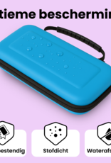 NoXx NoXx Nintendo Switch 2 Hoesje Handvat Met Screenprotector - Blauw