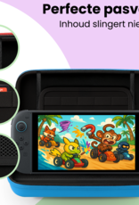 NoXx NoXx Nintendo Switch 2 Hoesje Handvat Met Screenprotector - Blauw