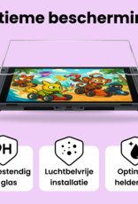 NoXx NoXx Nintendo Switch 2 Hoesje Handvat Met Screenprotector - Rood