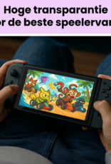 NoXx NoXx Nintendo Switch 2 Hoesje Handvat Met Screenprotector - Rood