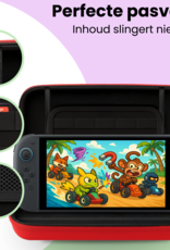 NoXx NoXx Nintendo Switch 2 Hoesje Handvat Met Screenprotector - Rood