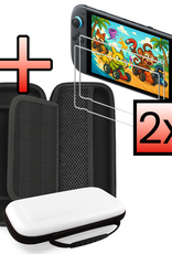 NoXx NoXx Nintendo Switch 2 Hoesje Handvat Met Screenprotector - Wit