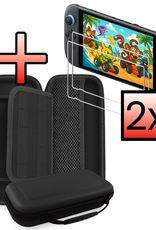 NoXx NoXx Nintendo Switch 2 Hoesje Handvat Met Screenprotector - Zwart