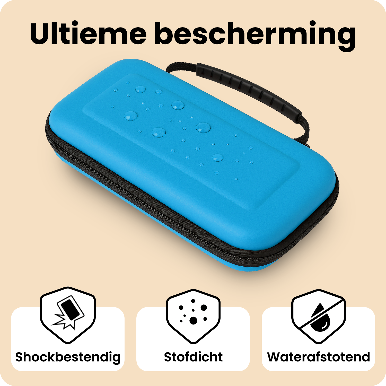 Nomfy Nomfy Hoesje voor Nintendo Switch 2 - Blauw