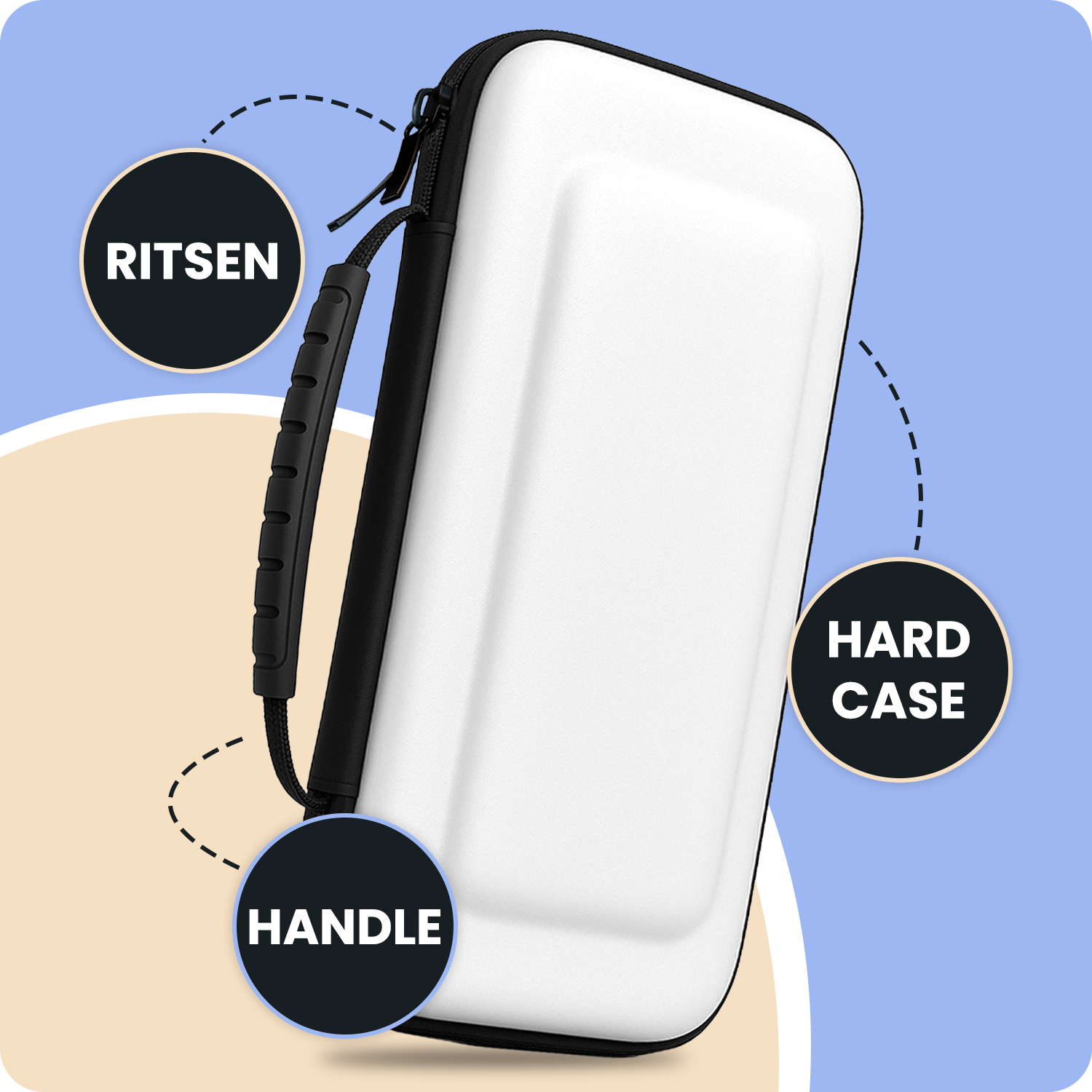 Nomfy Nomfy Hoesje voor Nintendo Switch 2 - Wit