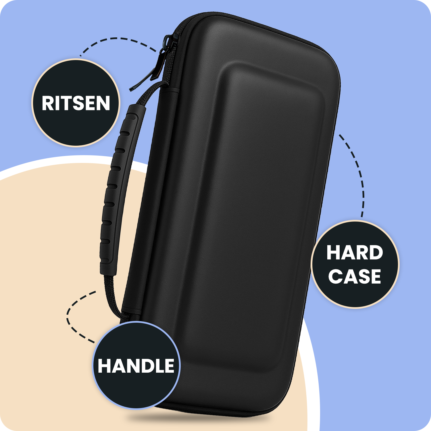 Nomfy Nomfy Hoesje voor Nintendo Switch 2 - Zwart