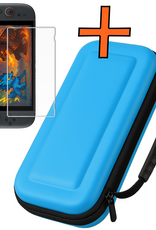 Nomfy Nomfy Nintendo Switch 2 Hoesje Handvat Met Screenprotector - Blauw