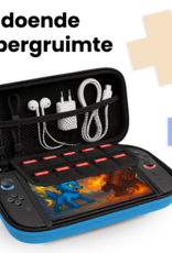 Nomfy Nomfy Nintendo Switch 2 Hoesje Handvat Met Screenprotector - Blauw