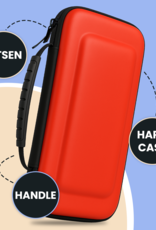 Nomfy Nomfy Nintendo Switch 2 Hoesje Handvat Met Screenprotector - Rood