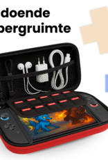 Nomfy Nomfy Nintendo Switch 2 Hoesje Handvat Met Screenprotector - Rood