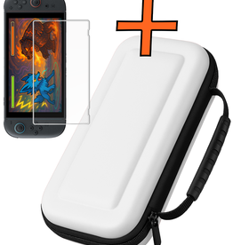 Nomfy Nomfy Nintendo Switch 2 Hoesje Handvat Met Screenprotector - Wit