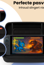 Nomfy Nomfy Nintendo Switch 2 Hoesje Handvat Met Screenprotector - Zwart