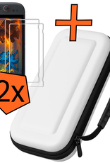 Nomfy Nomfy Nintendo Switch 2 Hoesje Handvat Met Screenprotector - Wit