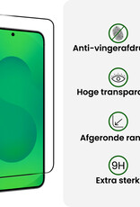 BASEY. BASEY. Samsung Galaxy S25 Edge Screenprotector Glas Full Cover - 2 PACK