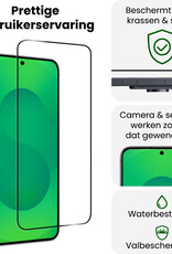BASEY. BASEY. Samsung Galaxy S25 Edge Screenprotector Glas Full Cover - 2 PACK
