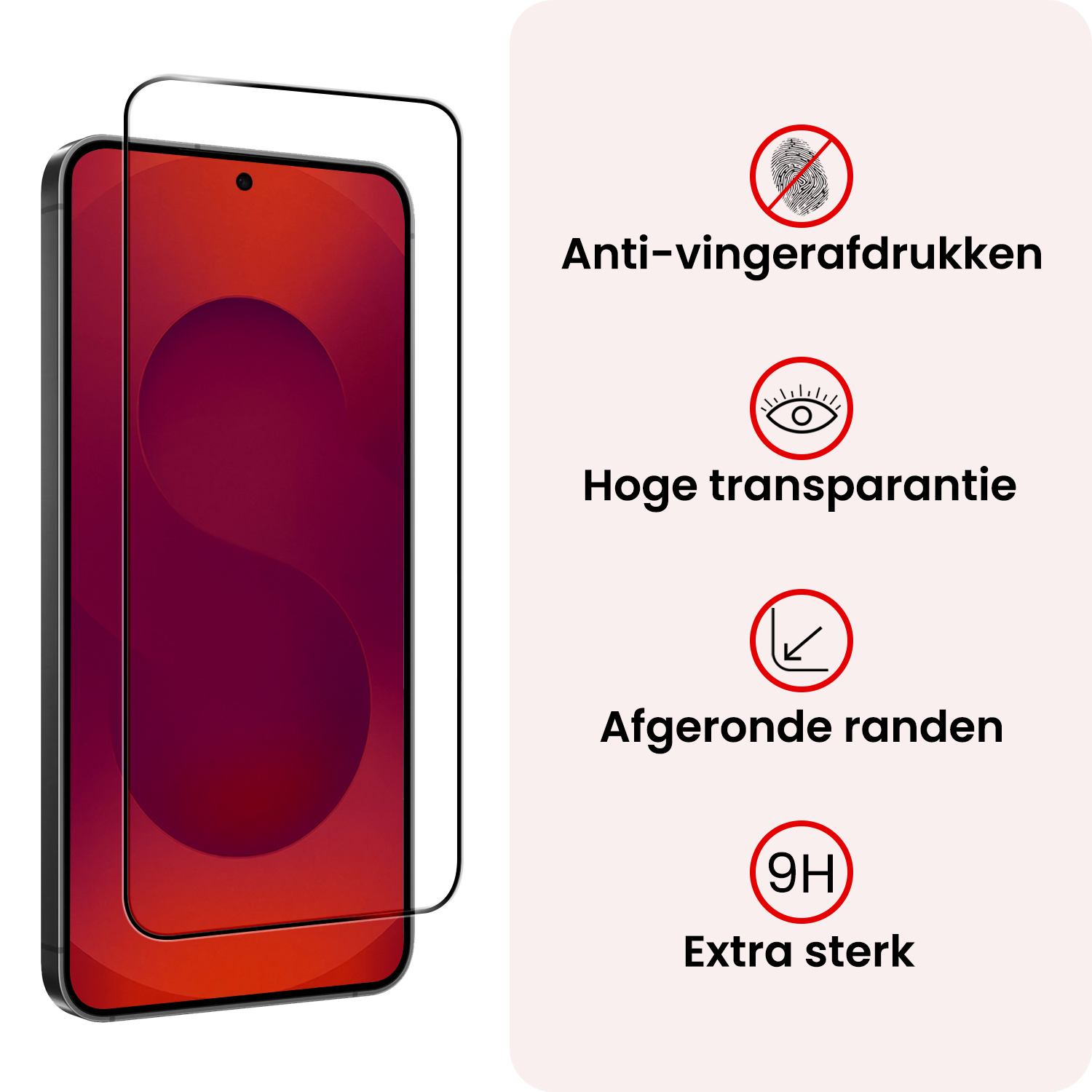 NoXx NoXx Samsung Galaxy S25 Edge Screenprotector Glas Full Cover