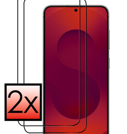 NoXx NoXx Samsung Galaxy S25 Edge Screenprotector Glas Full Cover - 2 PACK