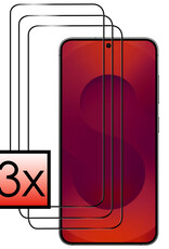 NoXx NoXx Samsung Galaxy S25 Edge Screenprotector Glas Full Cover - 3 PACK