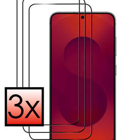 NoXx NoXx Samsung Galaxy S25 Edge Screenprotector Glas Full Cover - 3 PACK
