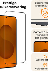 Nomfy Nomfy Samsung Galaxy S25 Edge Screenprotector Glas Full Cover - 2 PACK