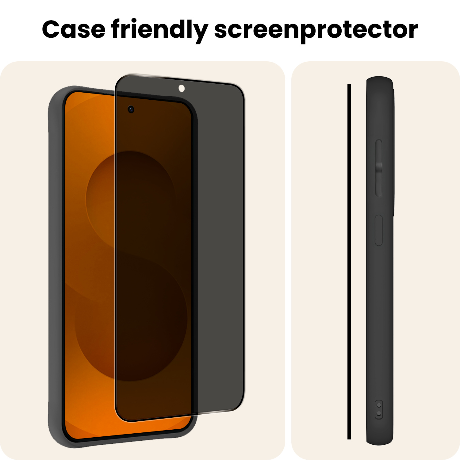 Nomfy Nomfy Samsung Galaxy S25 Edge Screenprotector Glas Privacy