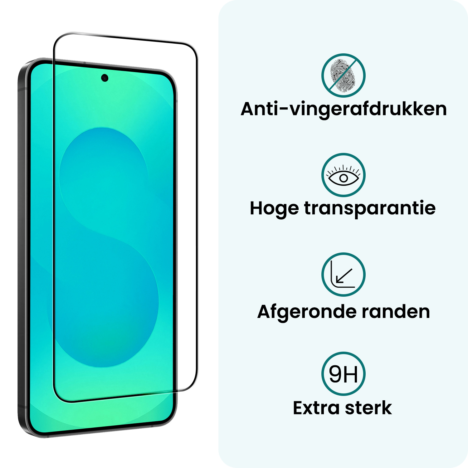 Forterra Forterra Samsung Galaxy S25 Edge Screenprotector Glas Full Cover