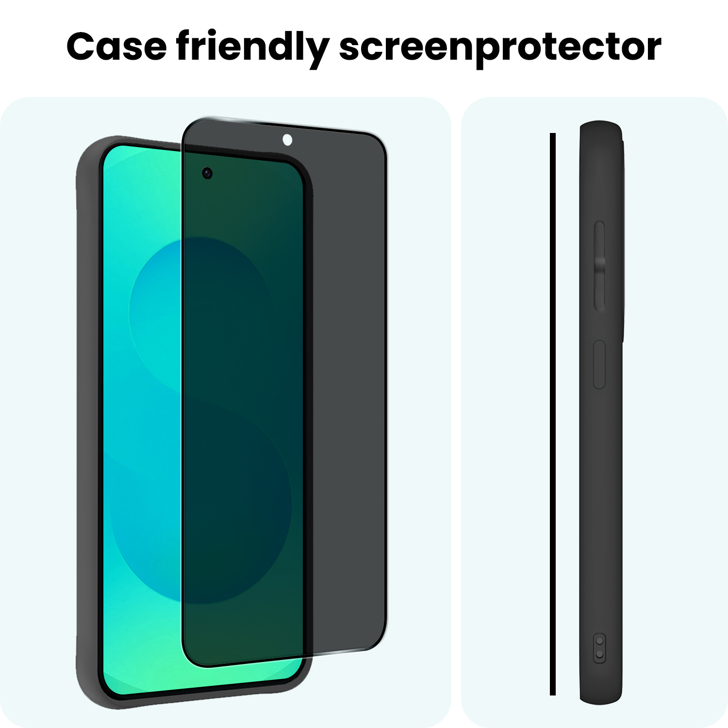 Forterra Forterra Samsung Galaxy S25 Edge Screenprotector Glas Privacy - 2 PACK