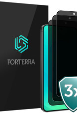 Forterra Forterra Samsung Galaxy S25 Edge Screenprotector Glas Privacy - 3 PACK