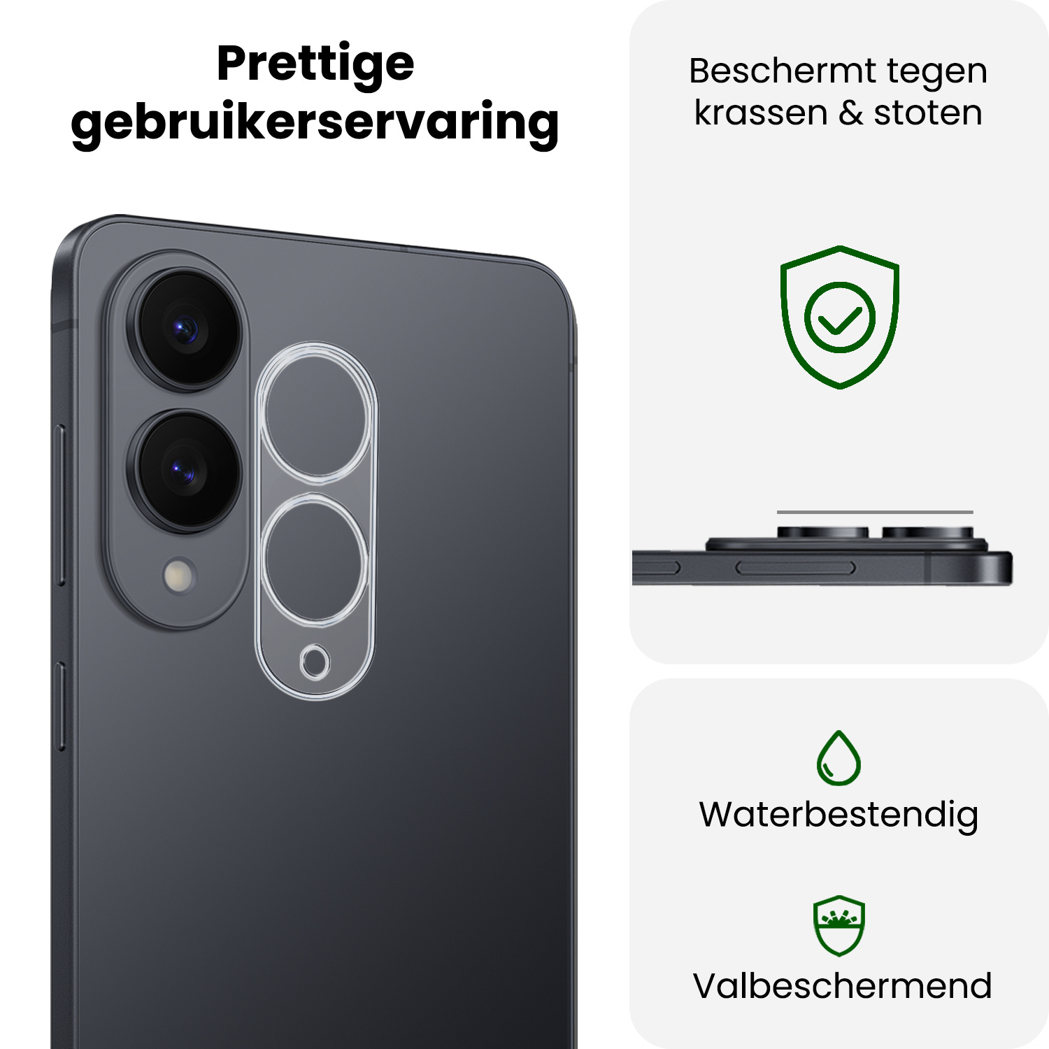 BASEY. BASEY. Samsung Galaxy S25 Edge Camera Screenprotector - 2 PACK