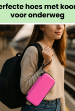 BASEY. BASEY. Nintendo Switch 2 Hoesje Koord Met 2x Screenprotector - Roze