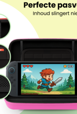 BASEY. BASEY. Nintendo Switch 2 Hoesje Handvat Met 2x Screenprotector - Roze