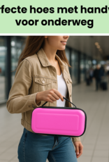 BASEY. BASEY. Nintendo Switch 2 Hoesje Handvat Met 2x Screenprotector - Roze