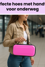 NoXx NoXx Nintendo Switch 2 Hoesje Handvat Met 2x Screenprotector - Roze