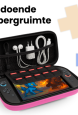Nomfy Nomfy Nintendo Switch 2 Hoesje Koord Met Screenprotector - Roze