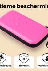 Nomfy Nomfy Nintendo Switch 2 Hoesje Koord Met 2x Screenprotector - Roze