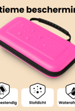 Nomfy Nomfy Nintendo Switch 2 Hoesje Handvat Met Screenprotector - Roze